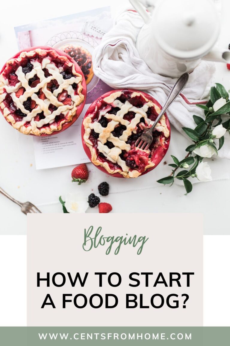 How to start a food blog?