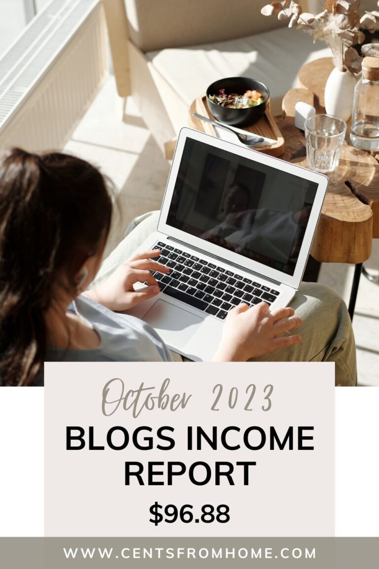 October 2023 Blog Income Report